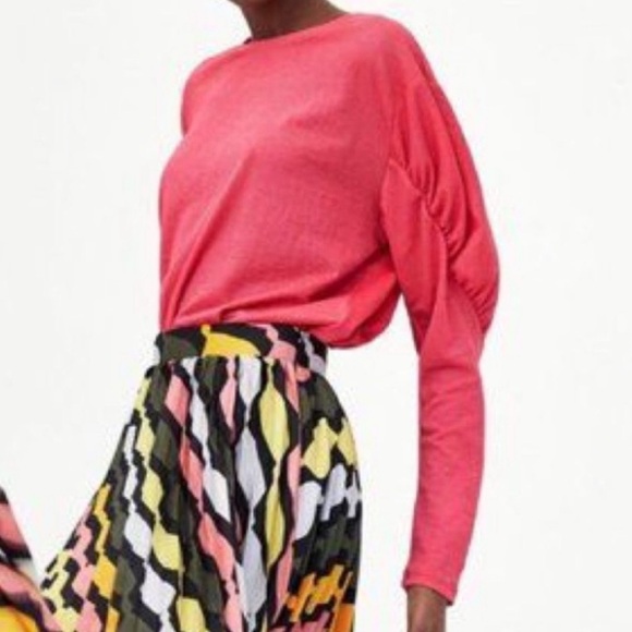 Zara Tops - Zara Pink Textured Top